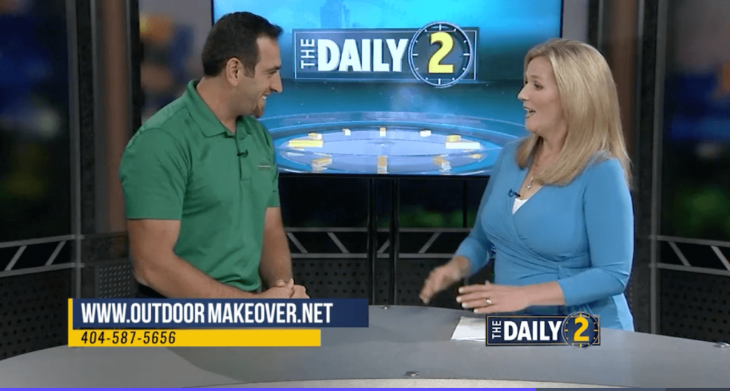 Outdoor Makeover & Living Spaces landscape designer on The Daily 2 on WSB-TV