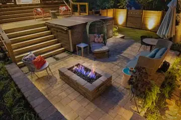 Outdoor makeover: Fire-Pit-Installation-Belgard-Rectangle