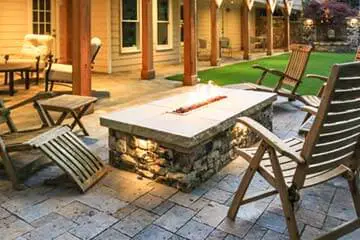 Outdoor makeover: Fire-Pit-Installation-Modern-Rectangle