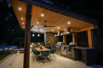 Outdoor makeover: Outdoor-Living-Adults-Cooking-And-Hang-Out