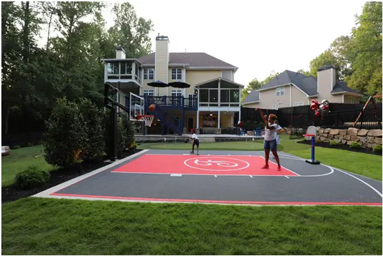 Outdoor makeover: Synthetic-Turf-Installation-Basketball-Court-Installation