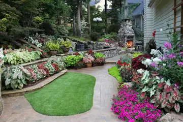 Outdoor makeover: Atlanta-Frontyard-Design-Flower-Beds