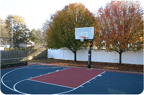 Outdoor makeover: Basketball-Court-Installation-Installation