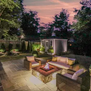Outdoor makeover: Buckhead-Hardscaping-Fire-Pits