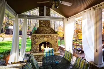 Outdoor makeover: Johns-Creek-Landscape-Design-Fireplace