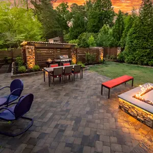 Outdoor makeover: Sandy-Springs-Landscape-Design-Fire-Pit