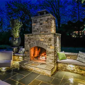 Outdoor makeover: Sandy-Springs-Landscape-Design-Fireplaces