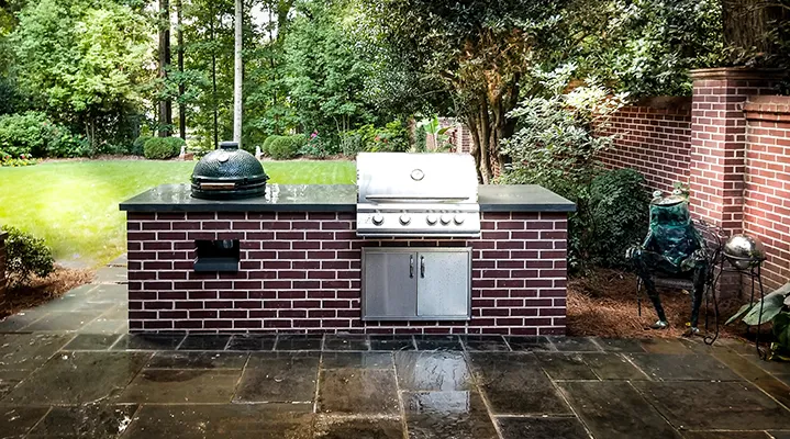 Outdoor Makeover:  Outdoor-Grill-Station