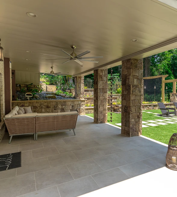 Outdoor Makeover: Stone Porch Ideas