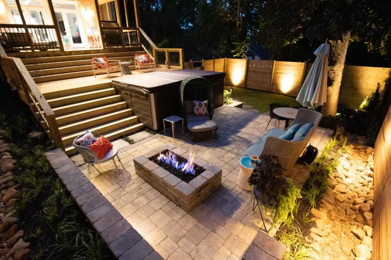 Hardscape Design with Lighting