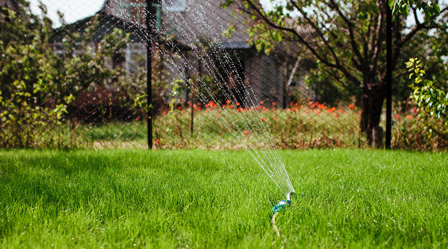 sprinkler system installation