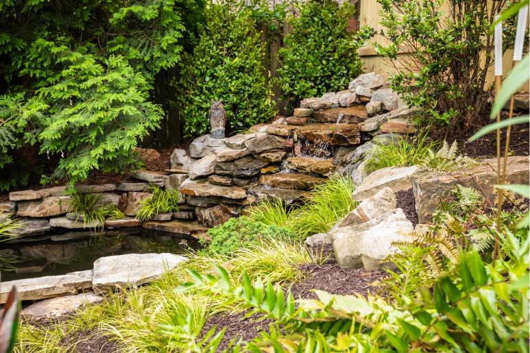 outdoor water features